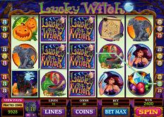 Lucky witch slot machine
