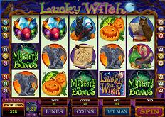 Lucky witch slot machine